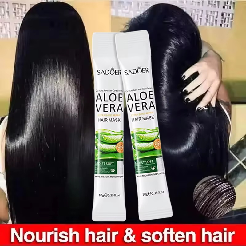 Hair Care With Aloe Vera - 5 ثانية إصلاح سريع تغذي الشعر