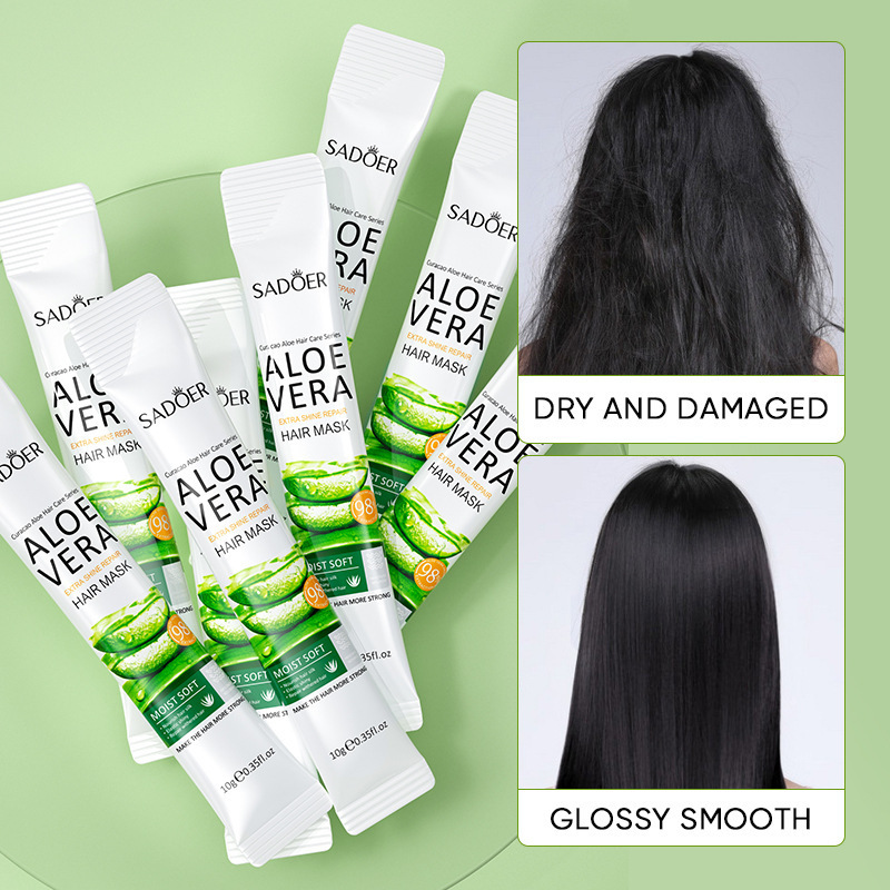 5 ثانية إصلاح سريع تغذي الشعر  - مراجعة Hair Care With Aloe Vera وسعره