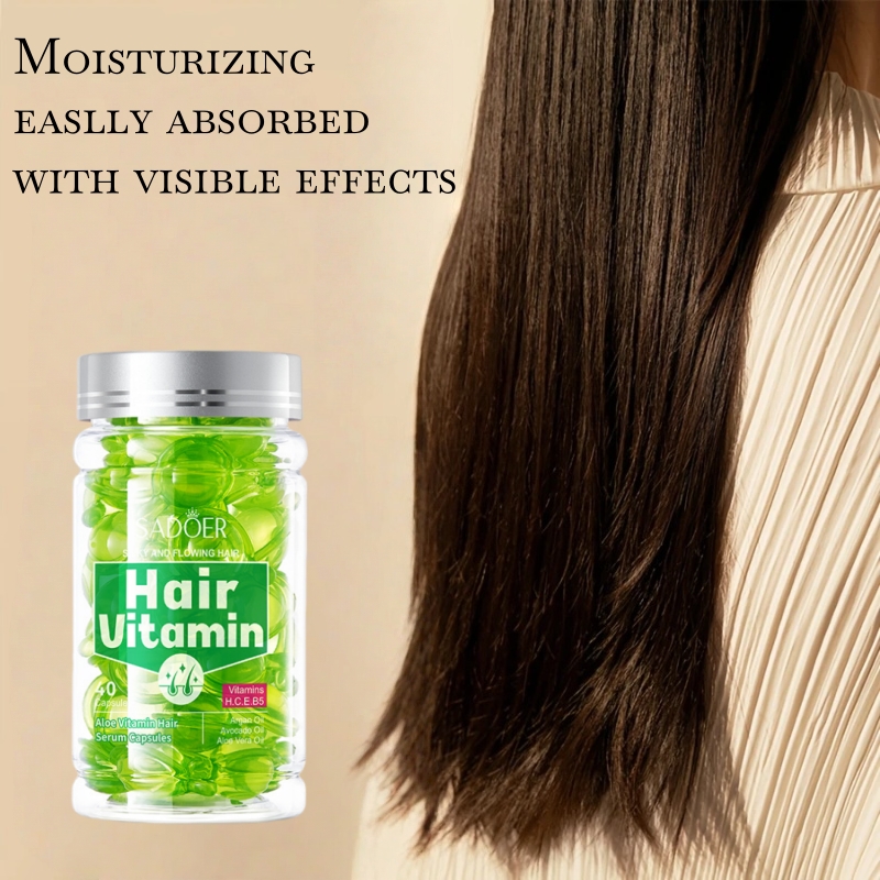 40 كبسولة من خلاصة الألوة فيرا - مراجعة Hair Care With Aloe Vera وسعره