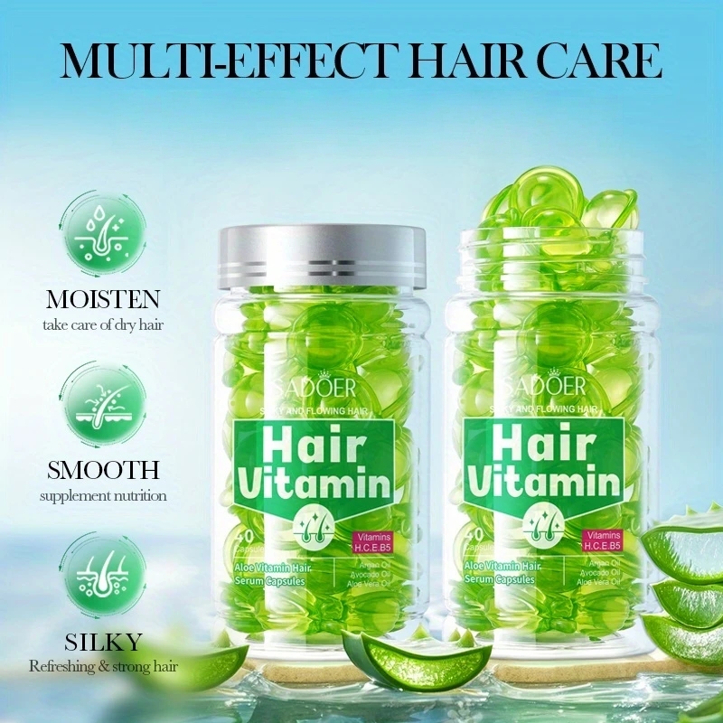 40 كبسولة من خلاصة الألوة فيرا - مراجعة Hair Care With Aloe Vera وسعره