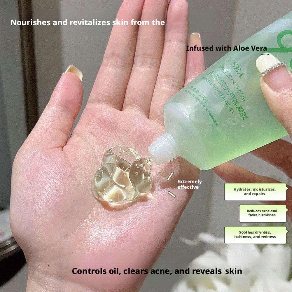 1/3/5 قطع من جل الصبار النقي ب - مراجعة Hair Care With Aloe Vera وسعره